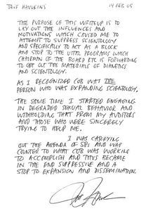 Jeff Hawkins’ handwritten report